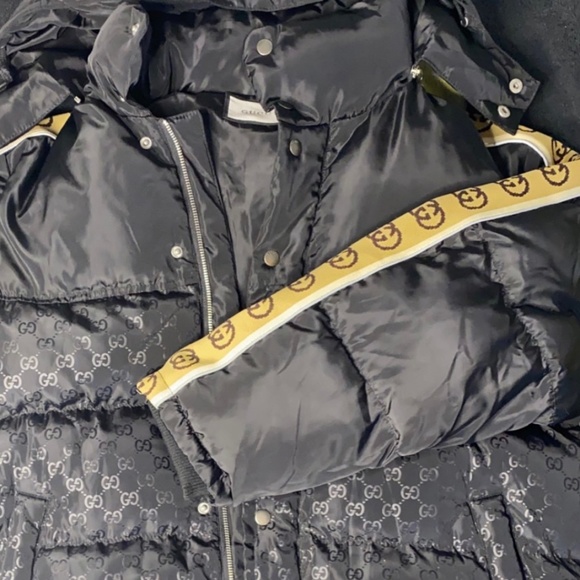 【GUCCI】PADDED JACKET GG cotton canvas puffer jacket in off white | GUCCI® CA